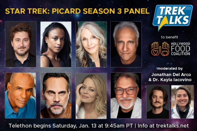 Star Trek: Picard season 3 panel with Ashlei Sharpe-Chestnut, Jonathan Frakes, Terry Matalas, Brent Spiner, Todd Stashwick, Gates McFadden, Michael Dorn, and Jeri Ryan