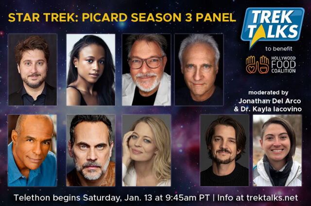 Star Trek: Picard season 3 panel with Ashlei Sharpe-Chestnut, Jonathan Frakes, Terry Matalas, Brent Spiner, Todd Stashwick, Michael Dorn, and Jeri Ryan