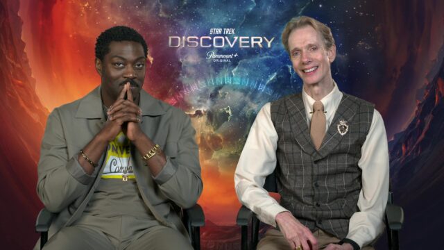 David Ajala and Doug Jones at the Star Trek: Discovery season 5 junket